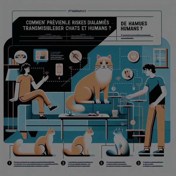 Comment prévenir les risques de maladies transmissibles entre chats et humains ?